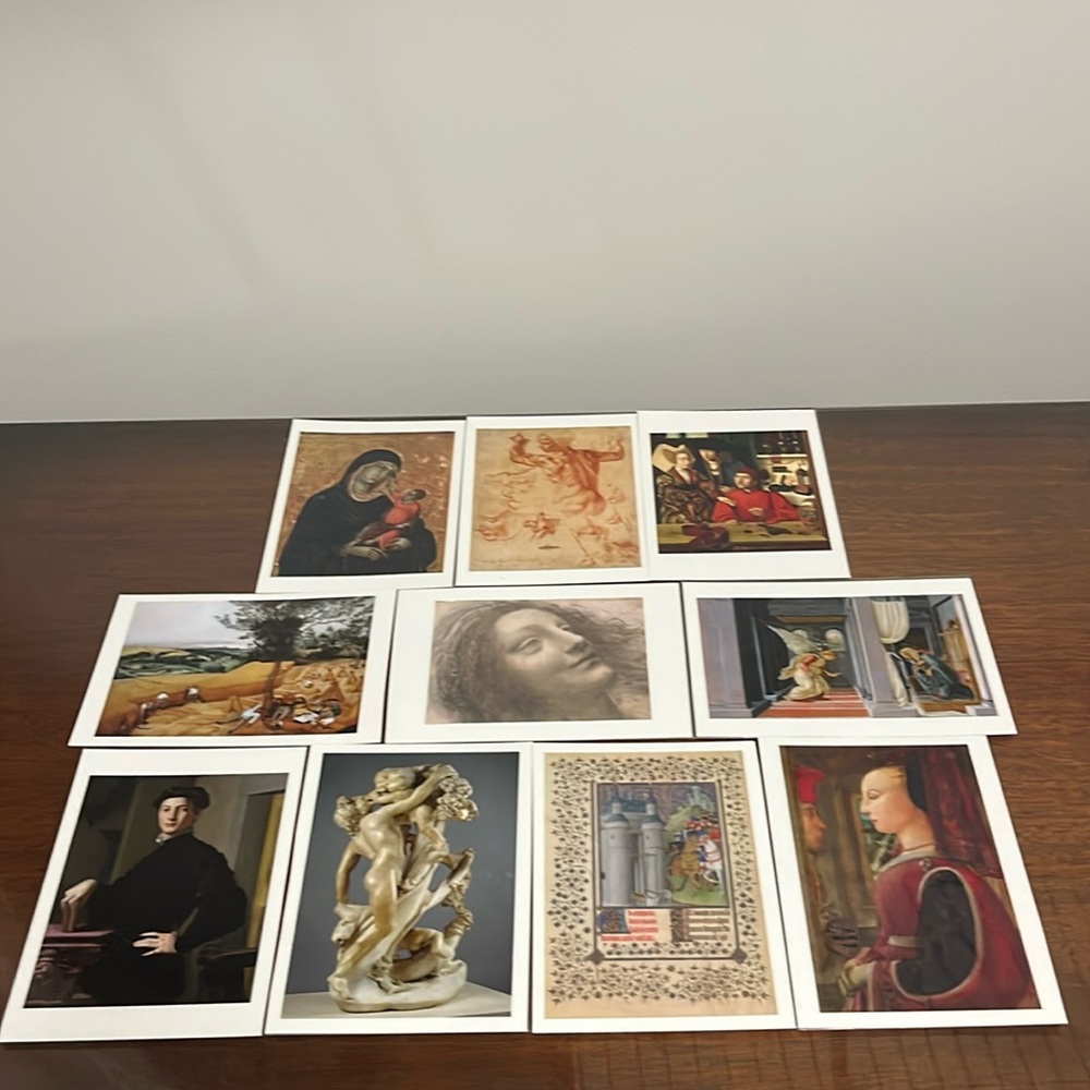 NWOT The Met 10 Laminated Western European Art Notecards
